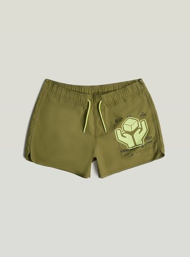 Carnic Graphic Swim Shorts
